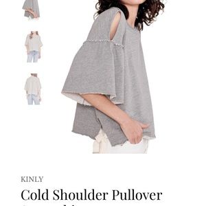 Kinly Cold Shoulder Sweatshirt
